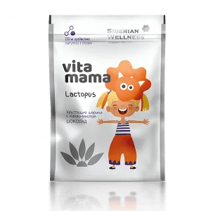 Lactopus, хрустящие шарики с какао-маслом (шоколад) — Vitamama
